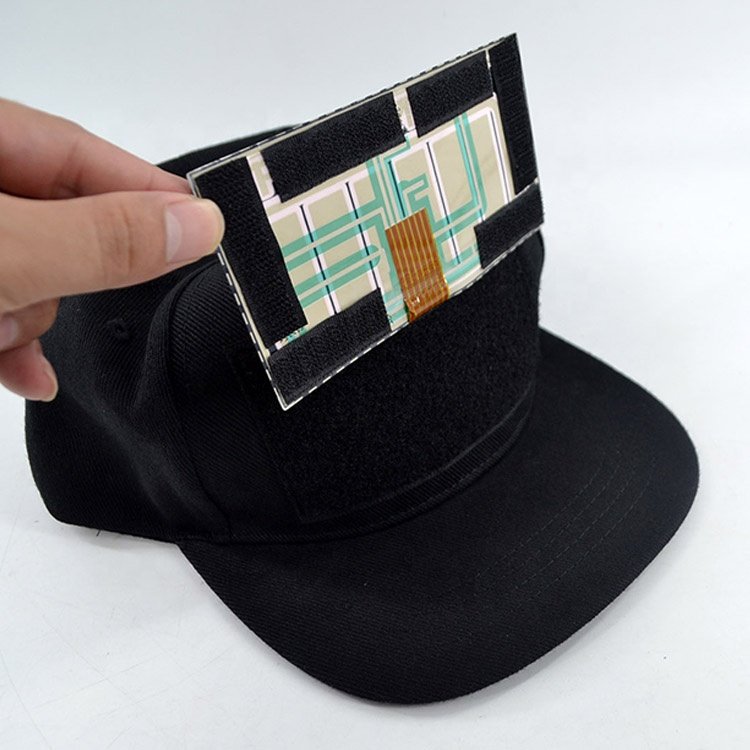 LINLI Wireless Custom Light up EL Hat Sound Activated LED Cap EL Flashing Cap With Inverter For Party