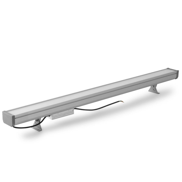 40W 4F LED Battens Tempered Glass Light Ip66 6000k Led Linear Light Aluminum Industrial For Tunnel Trail lights