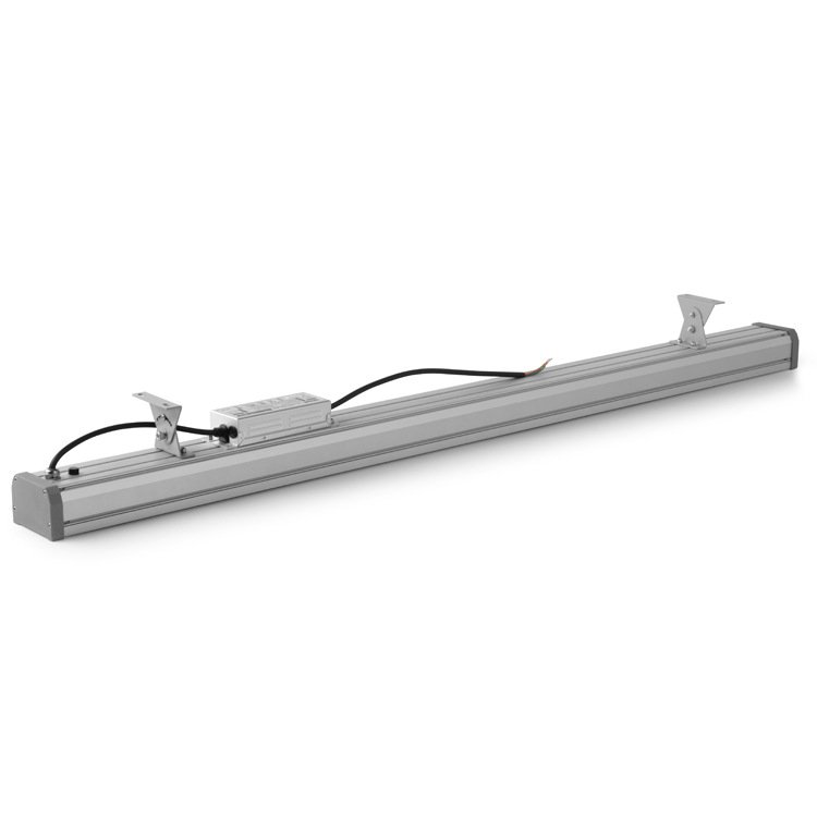 40W 4F LED Battens Tempered Glass Light Ip66 6000k Led Linear Light Aluminum Industrial For Tunnel Trail lights