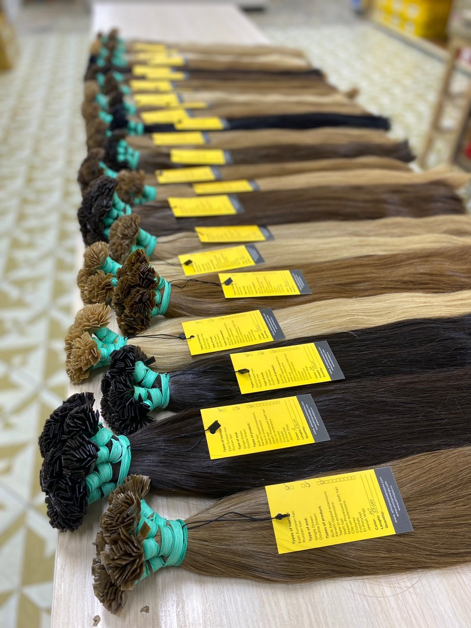 Natural Human Hair Keratin Tip Hair Extensions