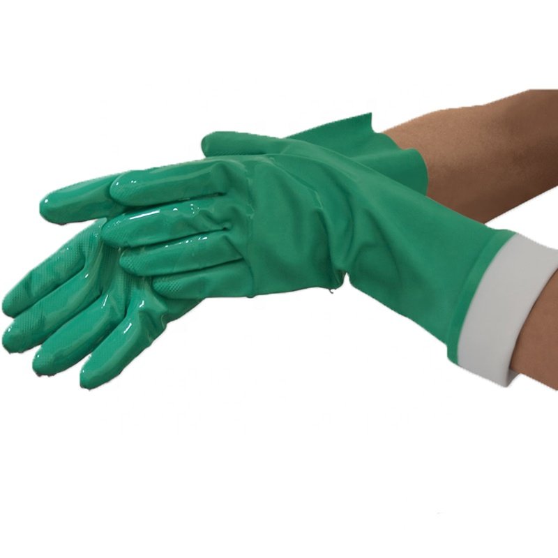 Srsafety Guantes de nitrilo uso industrial Guantes para trabajo y anti agua Guantes para el hogar