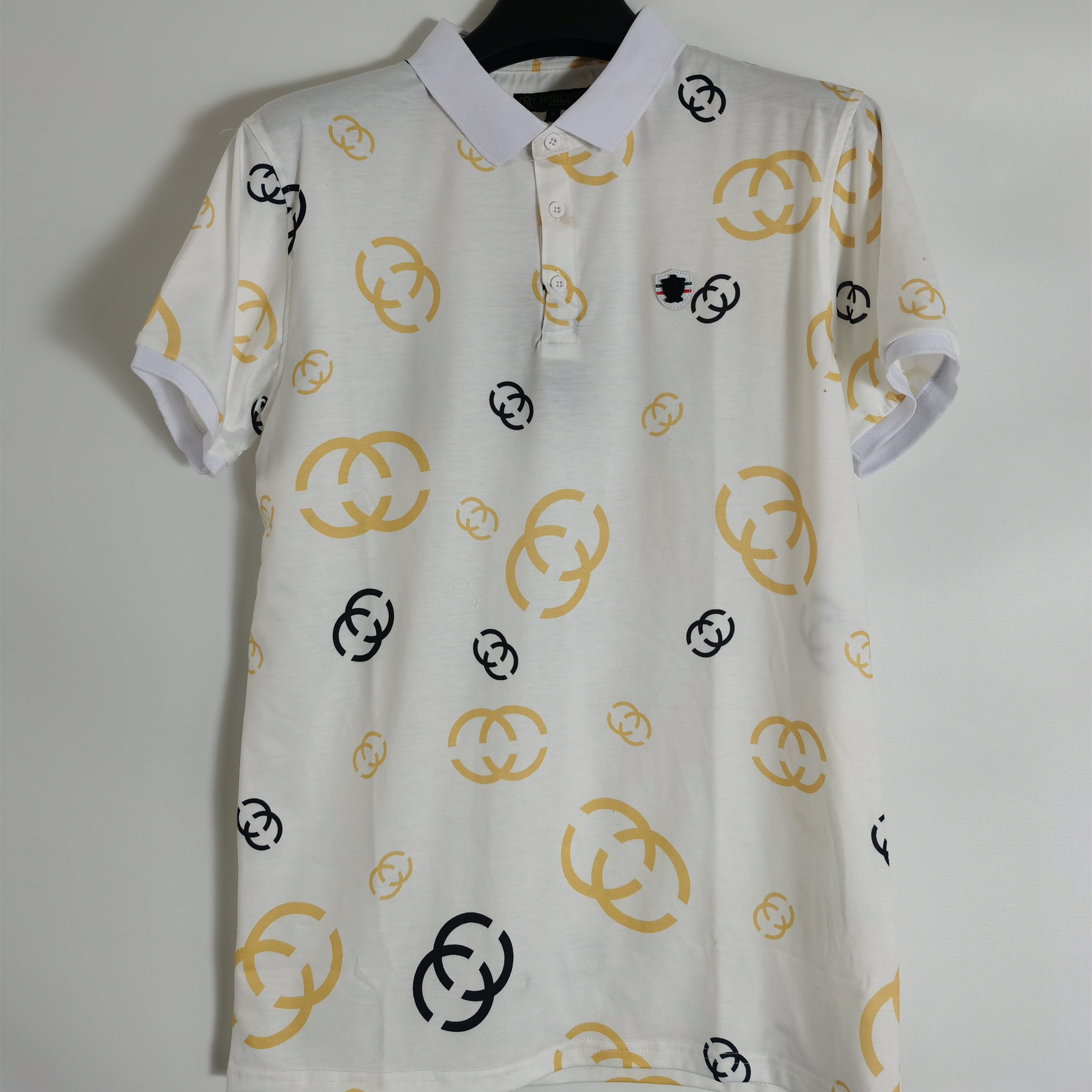 New Creative Seabed 3-D Printed Factory OEM Golf Polo Shirt for Men Production Manager