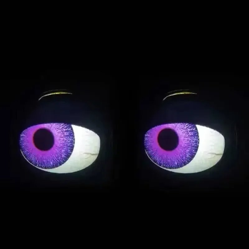 New Arrival Custom LED Devil Eyes Headlights Winking Live Eye Dynamic Car Lights Headlight Projector Retrofit