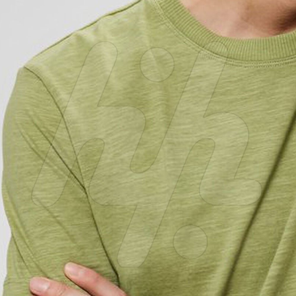 Army Green Men's Plain O-Neck Solid Color Blank T Shirt Manufactured by Huzaifa Products. ( PayPal Verified )