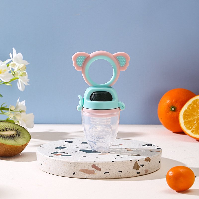 OKSILICONE Custom Wholesale Food Grade Silicone Baby Fruit Baby Nipple BPA Free Feeding Food Fresh Baby Silicone Fruit Pacifier