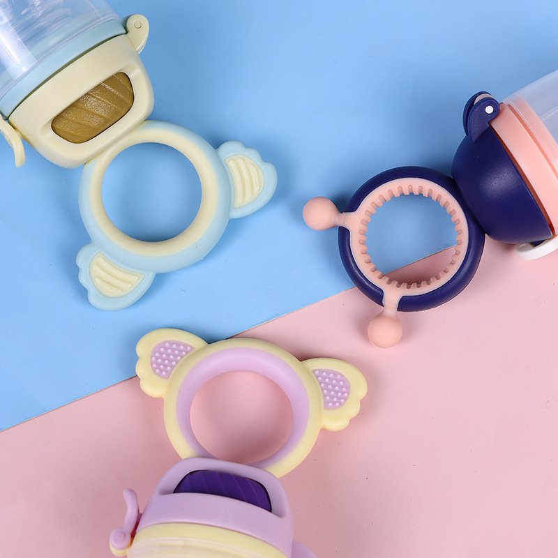 OKSILICONE Custom Wholesale Food Grade Silicone Baby Fruit Baby Nipple BPA Free Feeding Food Fresh Baby Silicone Fruit Pacifier