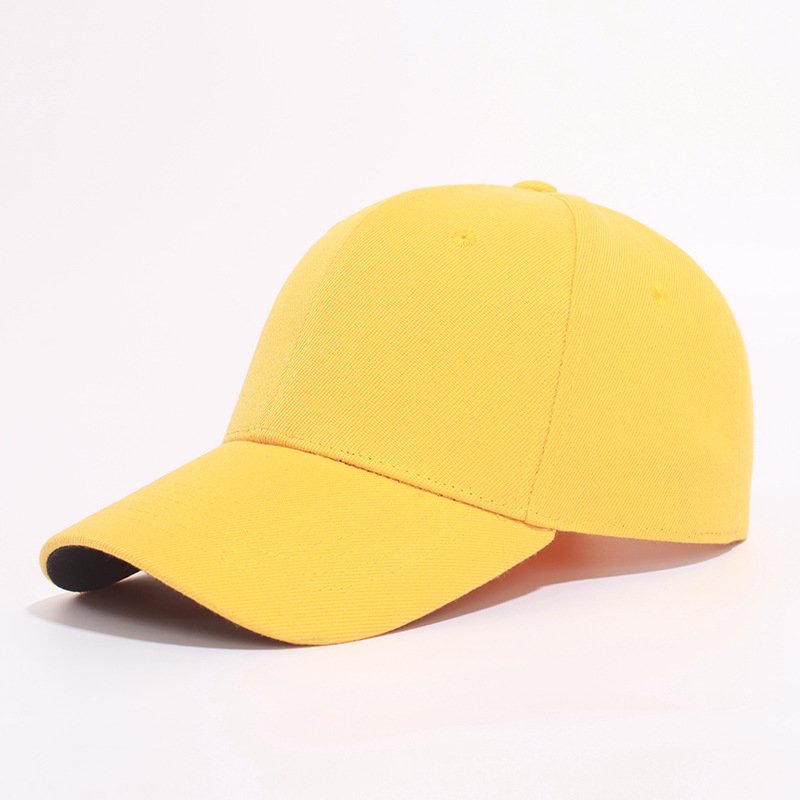 High quality design fashion black plain blank custom mens baseball caps