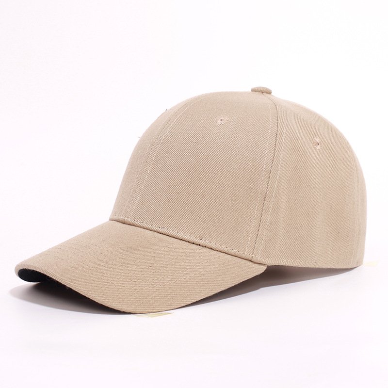 High quality design fashion black plain blank custom mens baseball caps