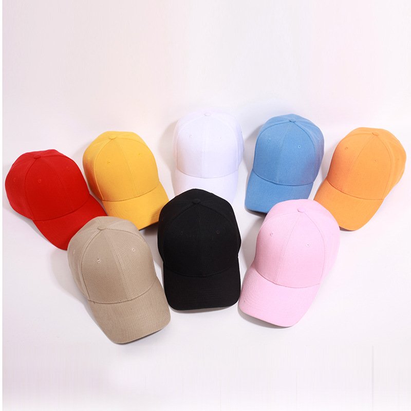 High quality design fashion black plain blank custom mens baseball caps
