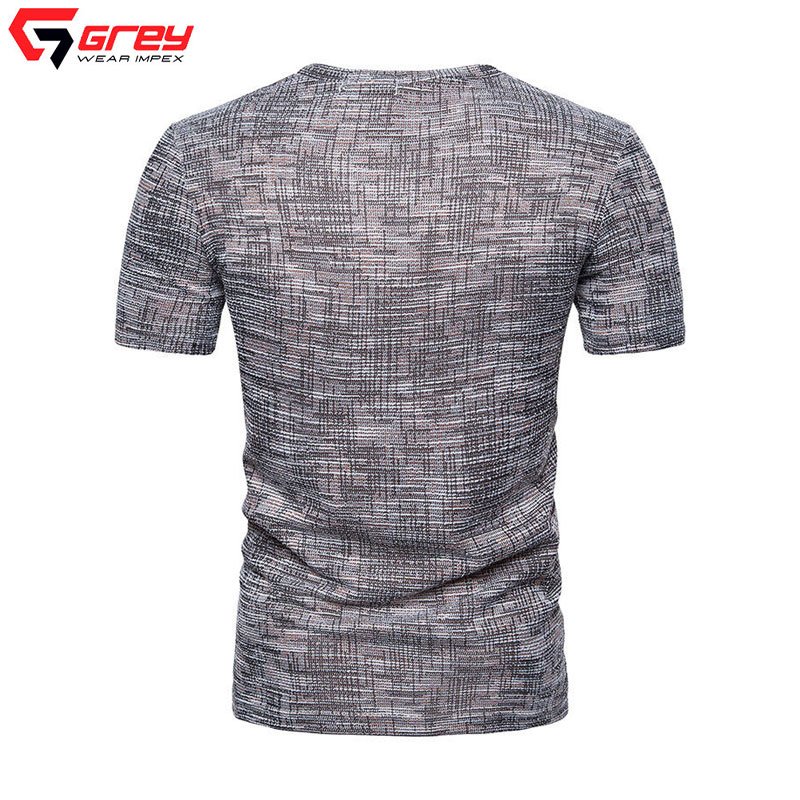Hip Hop 2022 Brand New Men's t shirts Short Sleeve V-Neck Solid Color Men T-Shirt Casual V Collar Man Top Tees For Male