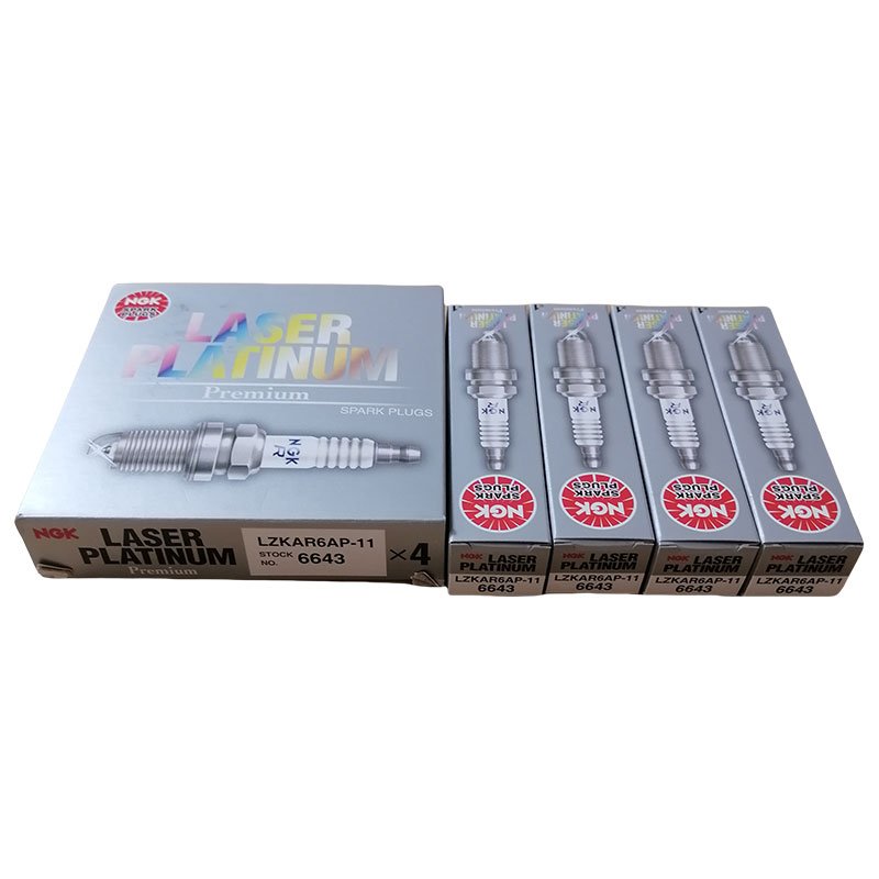 Wholesale Original Genuine Ngk Bujias De Autos Spark Plugs Laser Platinum 6643 Lzkar6ap-11 For Nissan