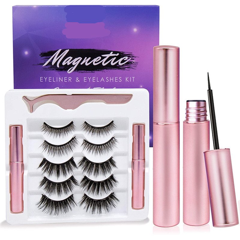 new arrival Magnetic Eyeliner and Lashes Kit, Magnetic Eyeliner for Magnetic Lashes Set, With Reusable Lashes