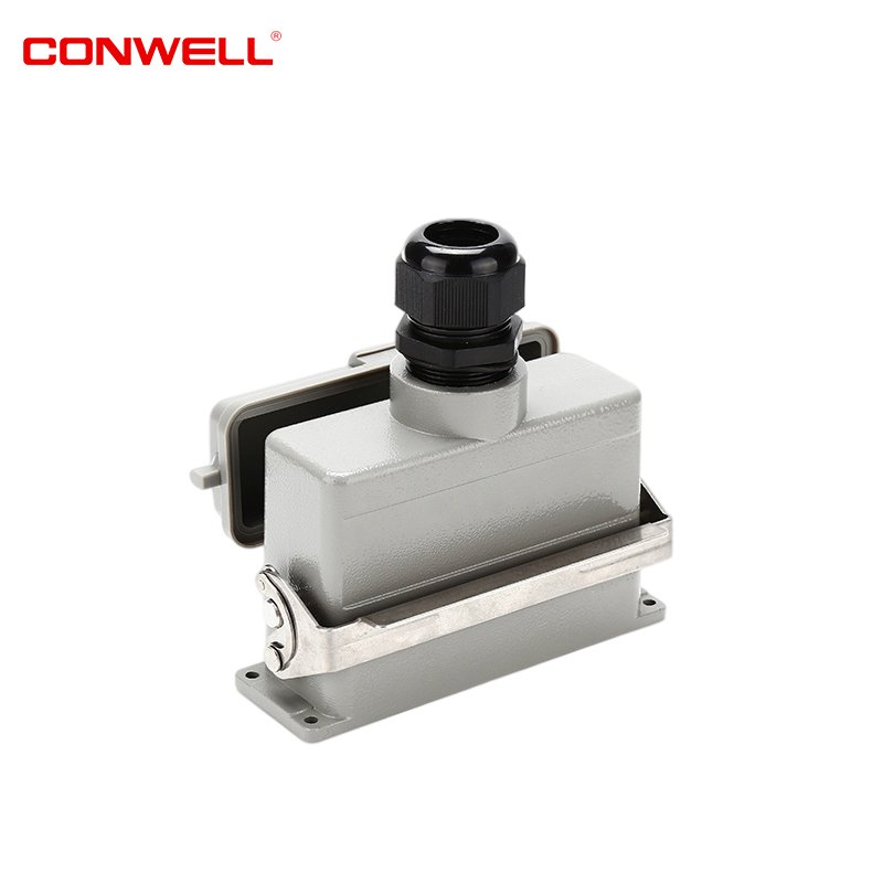 Terminal Electric Waterproof HE Series 24 Pins Male Female IP65 Heavy Duty Industrial Cable Connectors