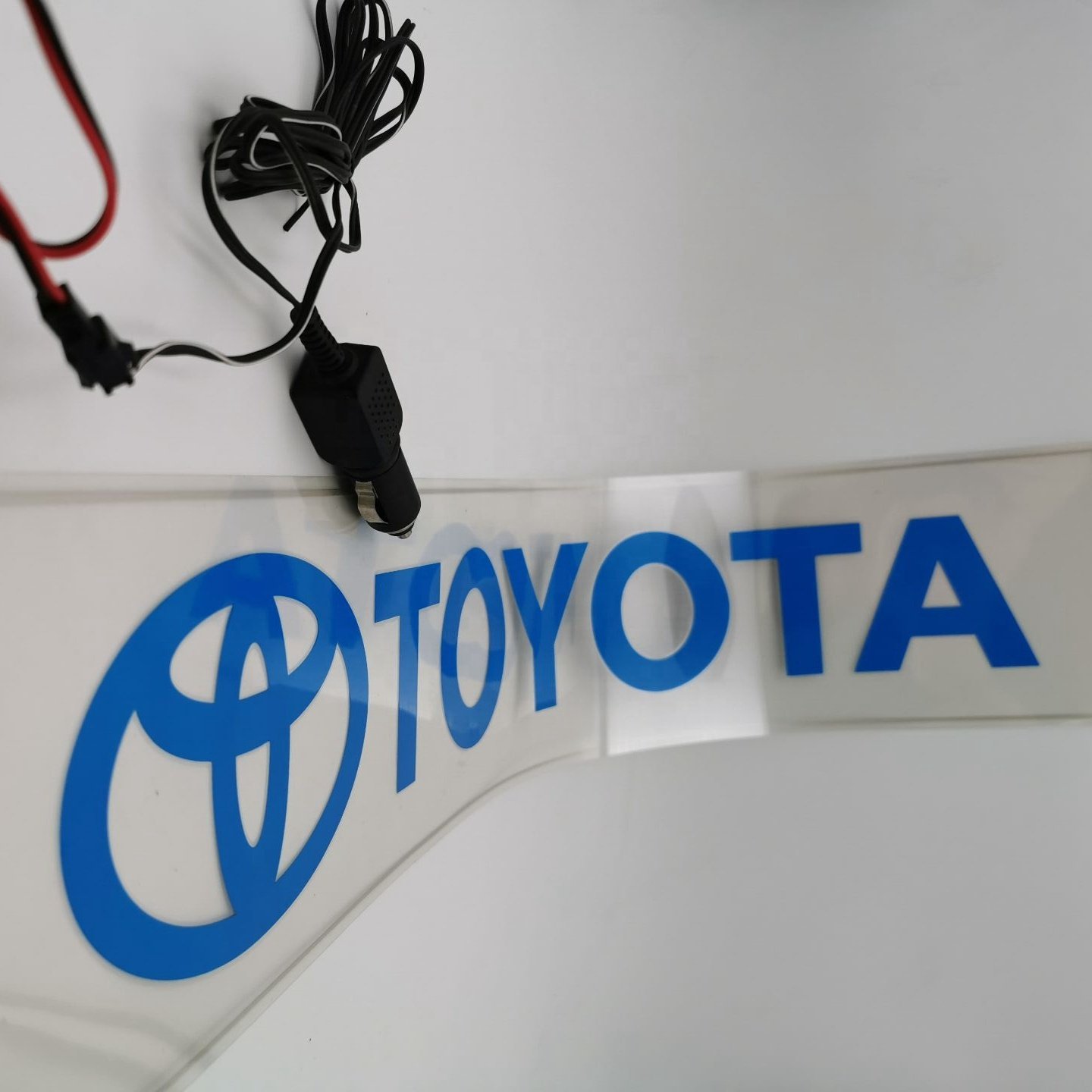 blink effect customer design van sticker car sticker electroluminescent poster vehicle flash glow sticker with low cost
