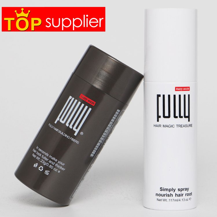 FULLY Factory Good Quality OEM Your Brand Labels Hair Styling Product Natural Plant Keratin Hair Building Fibers