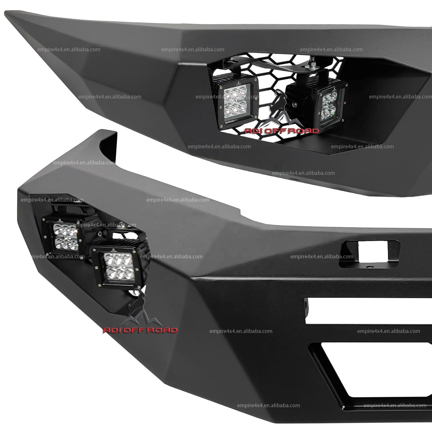 ADI OFF ROAD Picku high quality 4 LED lights steel front bumper bull bar for Ranger xlt xls wildtrak px2 px3 T7 T8 2016~2021