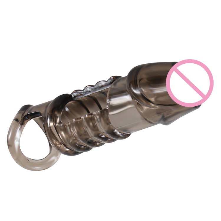 Male Penis Funda Para El Pene Cock Ring Delay Ejaculation Soft Tpe Sex Toy Penis Extensions Sleeves For Man