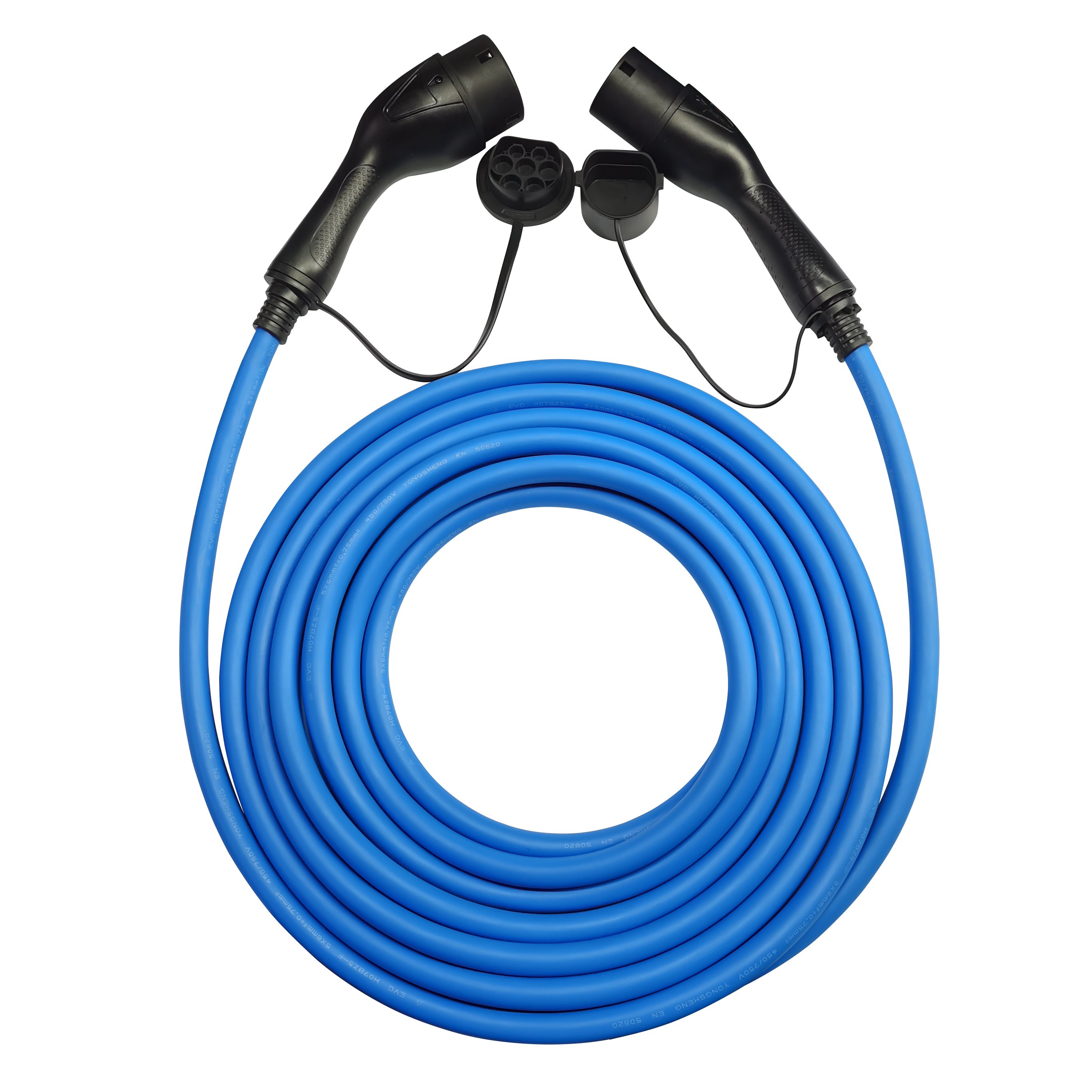 IEC 62196-2 32A 22KW Electric Car Charger Type 2 EV Charging Cable