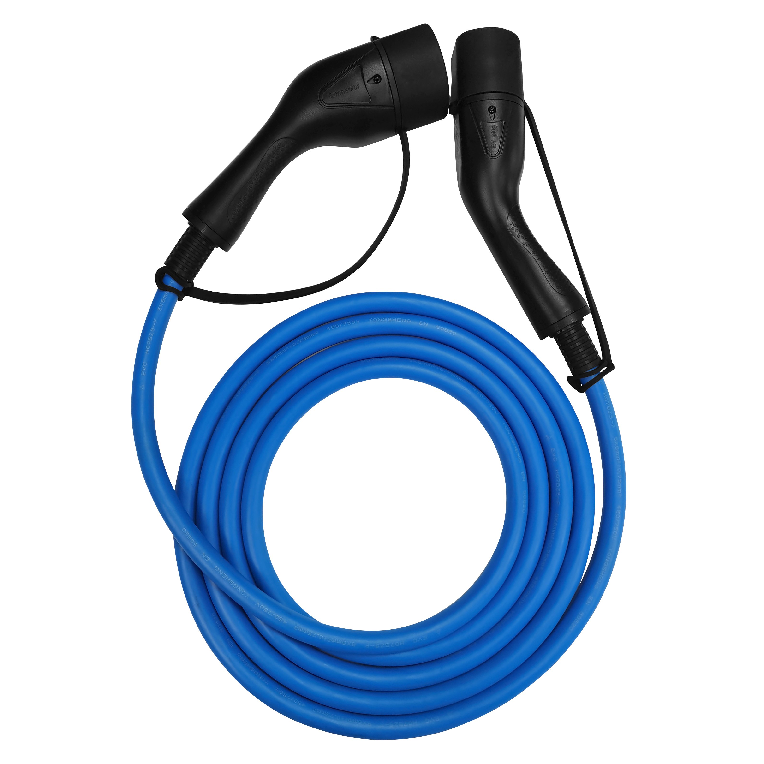 IEC 62196-2 32A 22KW Electric Car Charger Type 2 EV Charging Cable