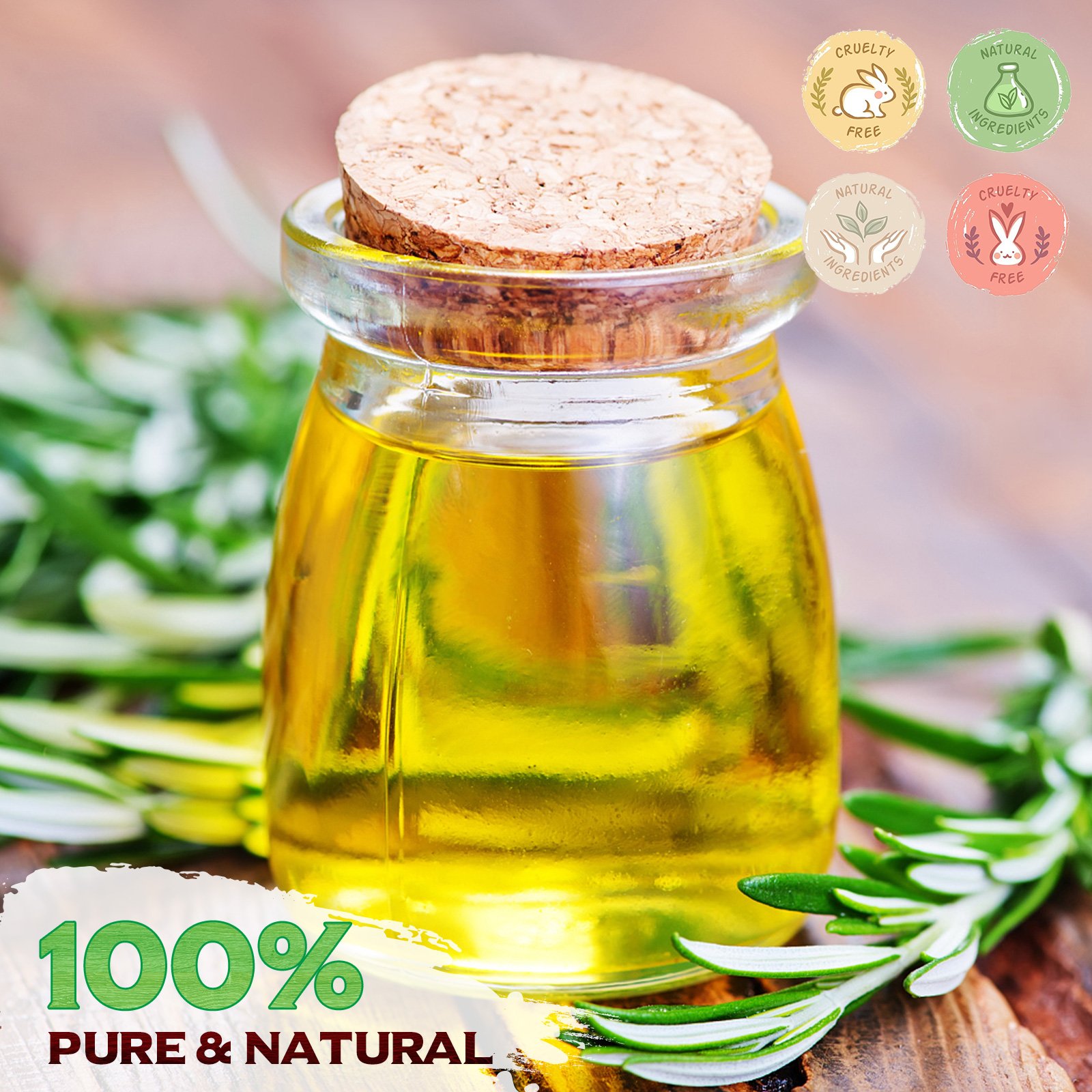 Yecuce Essential Oils Dry Scalp Treatment Aceite Para El Cabello Hair Care Thickening Products Black Castor Oil For Women