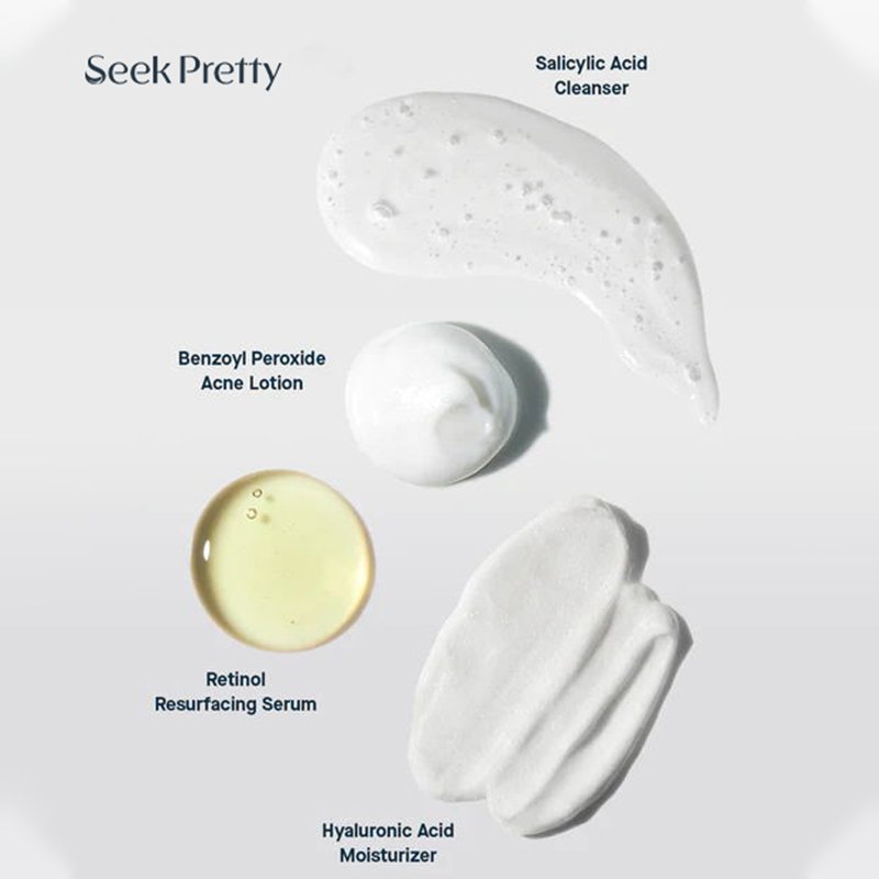 Bha Anti Acne Removal Cremas Para El Acne Face Skin Care Cleanser Serum Cream Kit Salicylic Acid Acne Treatment Skin Care Set