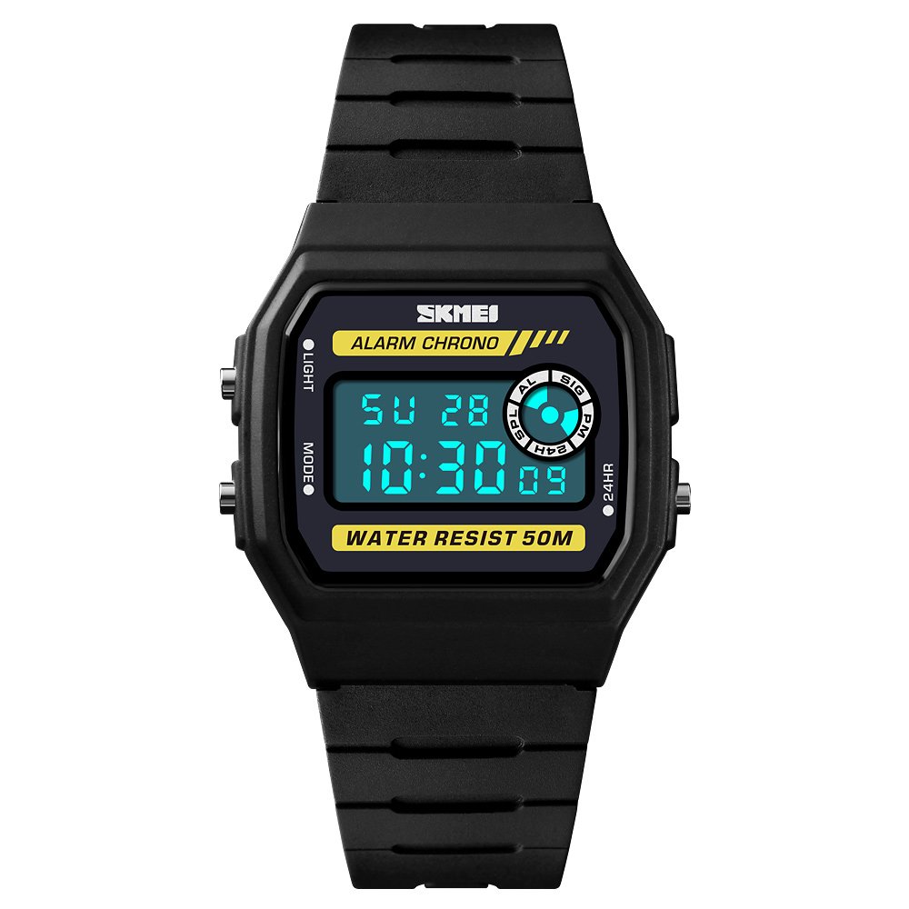 New Promotion Watch Skmei EL Light Cheap Watch Digital Plastic Watch