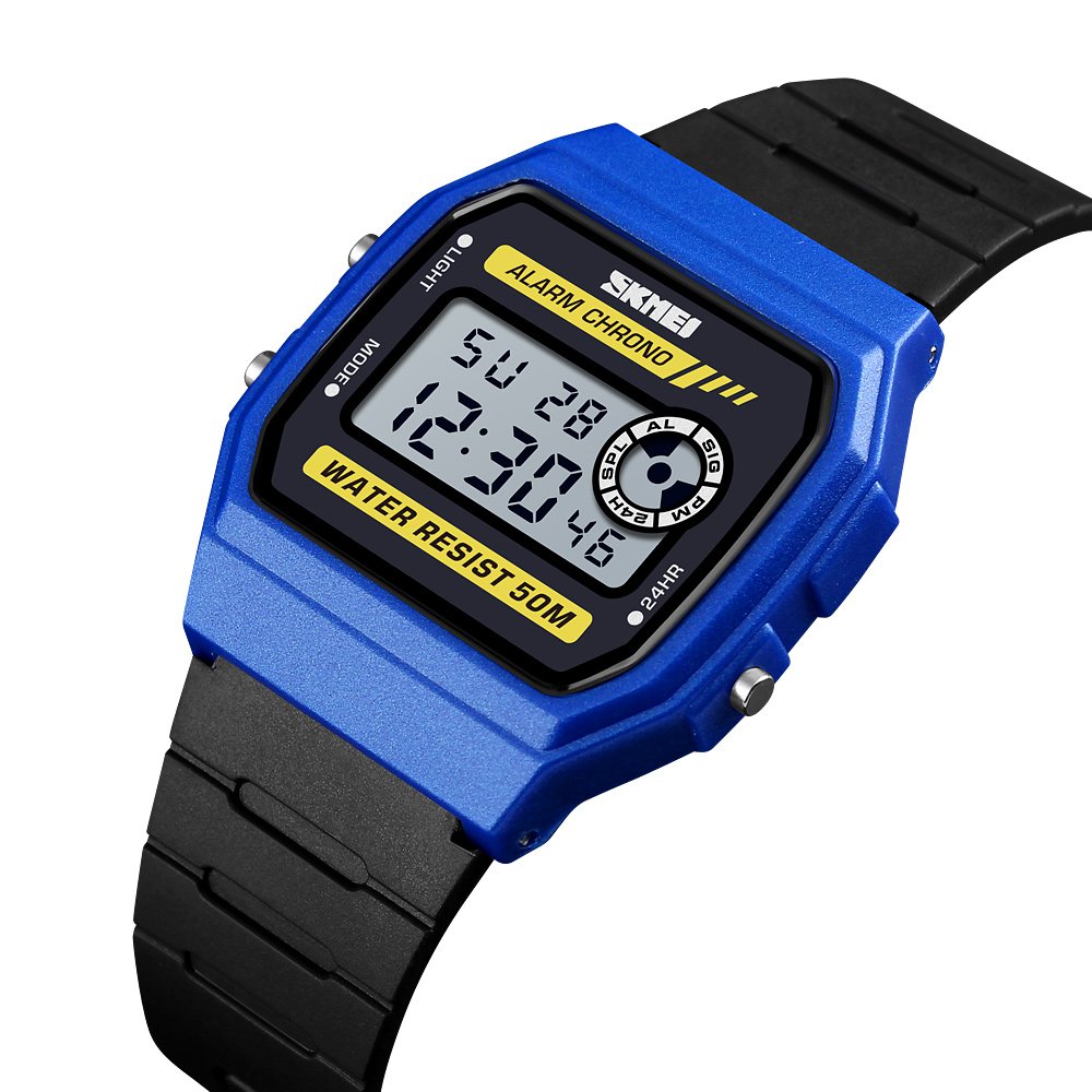 New Promotion Watch Skmei EL Light Cheap Watch Digital Plastic Watch