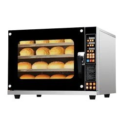 Four-layer electronic panel hot air circulation furnace Table 4 tray electric convection bread oven 220V Mini multifunctional el