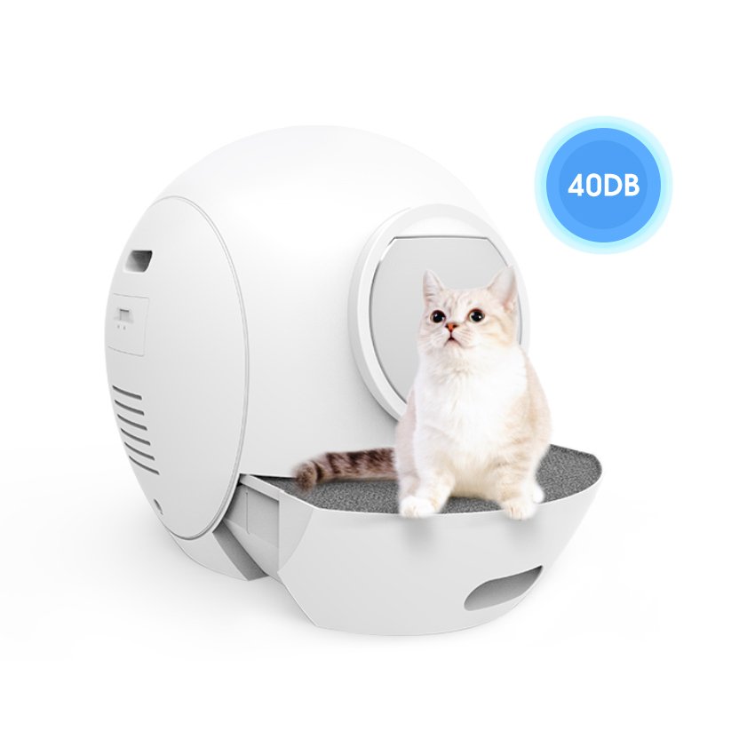 2022 ELS luxury large portable automatic Litter Toilet Furniture auto smart intelligent self cleaning litter box for