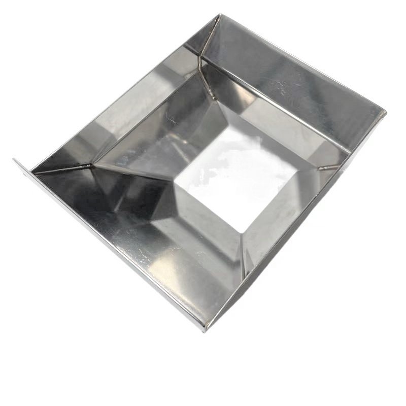 OEM Customized metal products aluminum stainless steel food grade funnel bending stainless steel welding surface wire drawing el