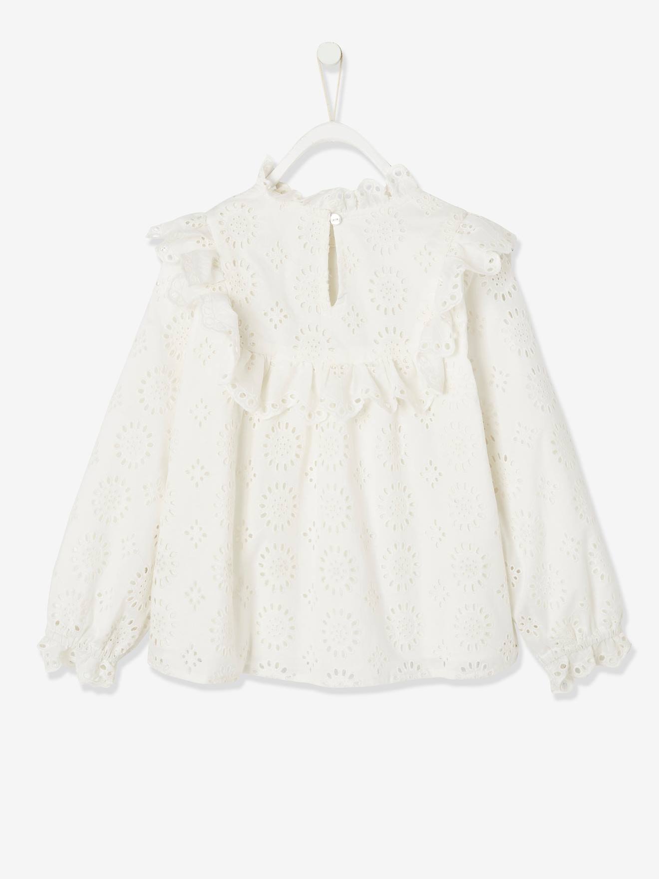 Comfortable Feel High Quality Customs Cotton Wear Round Neckline Wholesale Wear Girls Shirts White Color Clothing