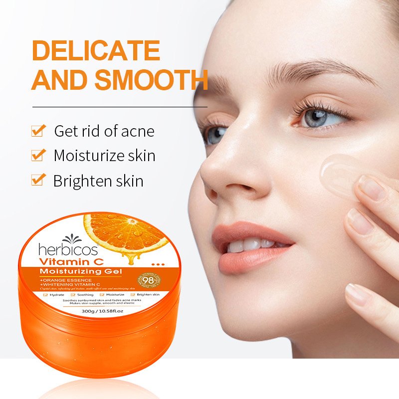 Herbicos ODM/OEM 300ml Private Label Skin Care Fresh Aloe Vera Gel Aloe Vera Gel Organic Products Moisturizing Soothing 99% Pure