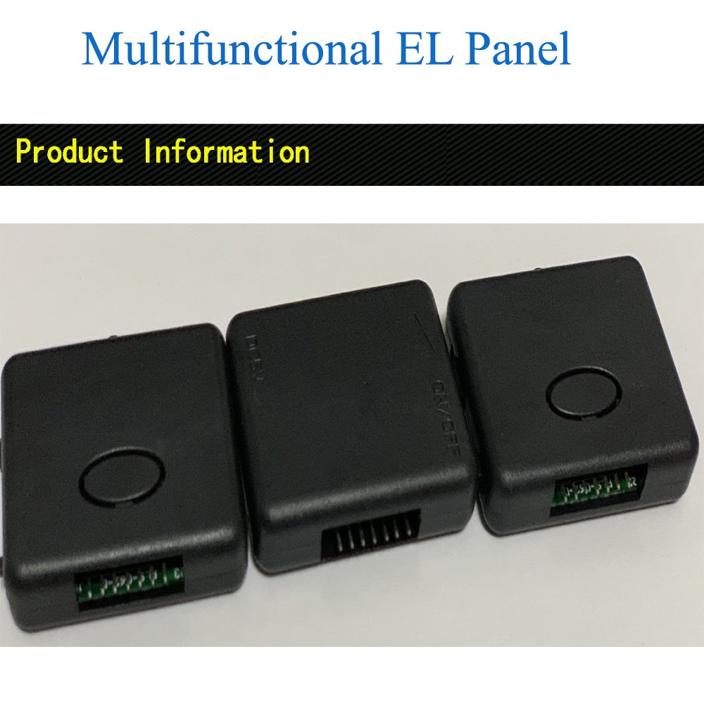 Wireless Multifunctional Charageable lithium Battery Led Panel EL Flashing panel EL Light panel with USB cable
