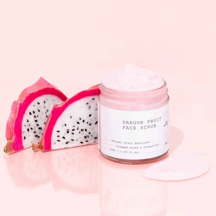 Private Label Wholesale Vendor Manufacturer All Natural Dragonfruit Pitaya Dragon Fruit Body Scrub