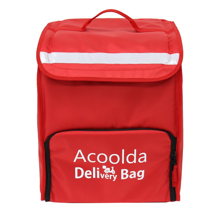 Popular style thermal bolsas de pizza contra el aguamochila aislante grandes inpremiable para delivery bag