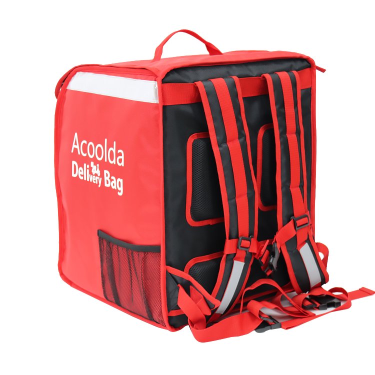 Popular style thermal bolsas de pizza contra el aguamochila aislante grandes inpremiable para delivery bag