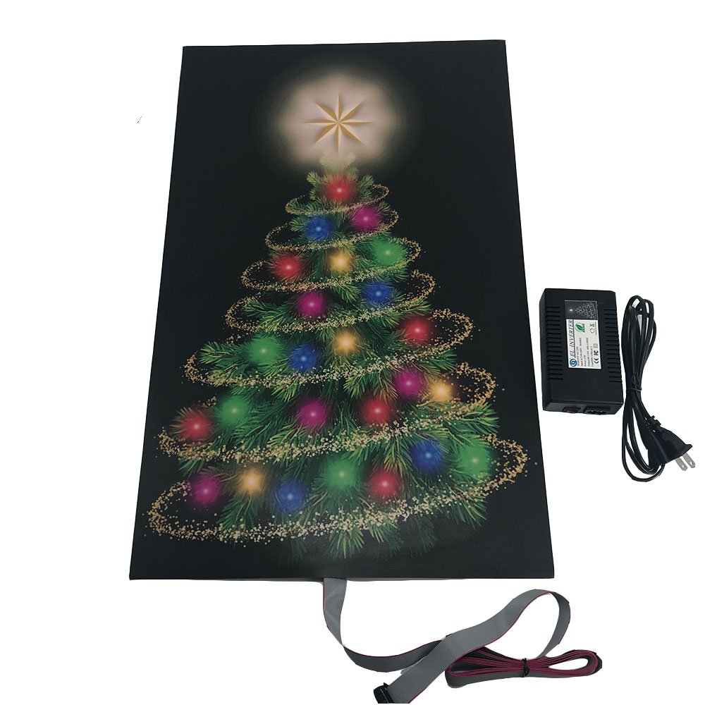 Ultra thin light up display poster el luminous poster sign custom el panel advertisement for product promotion