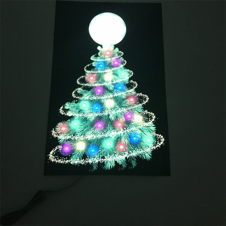 Ultra thin light up display poster el luminous poster sign custom el panel advertisement for product promotion