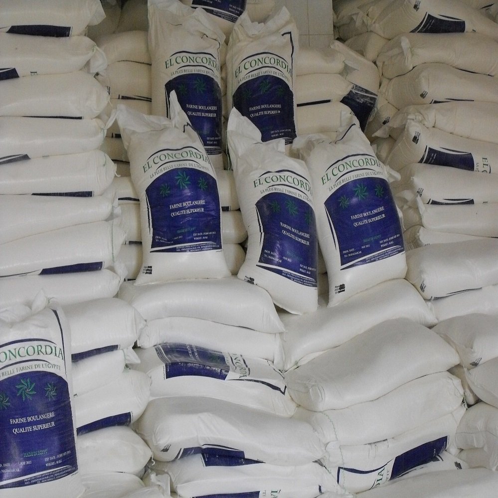 Pizza Wheat Flour 50 kg t55 El Concordia Brand Flour Egyptian Product Aata Chakki All Purpose Flour