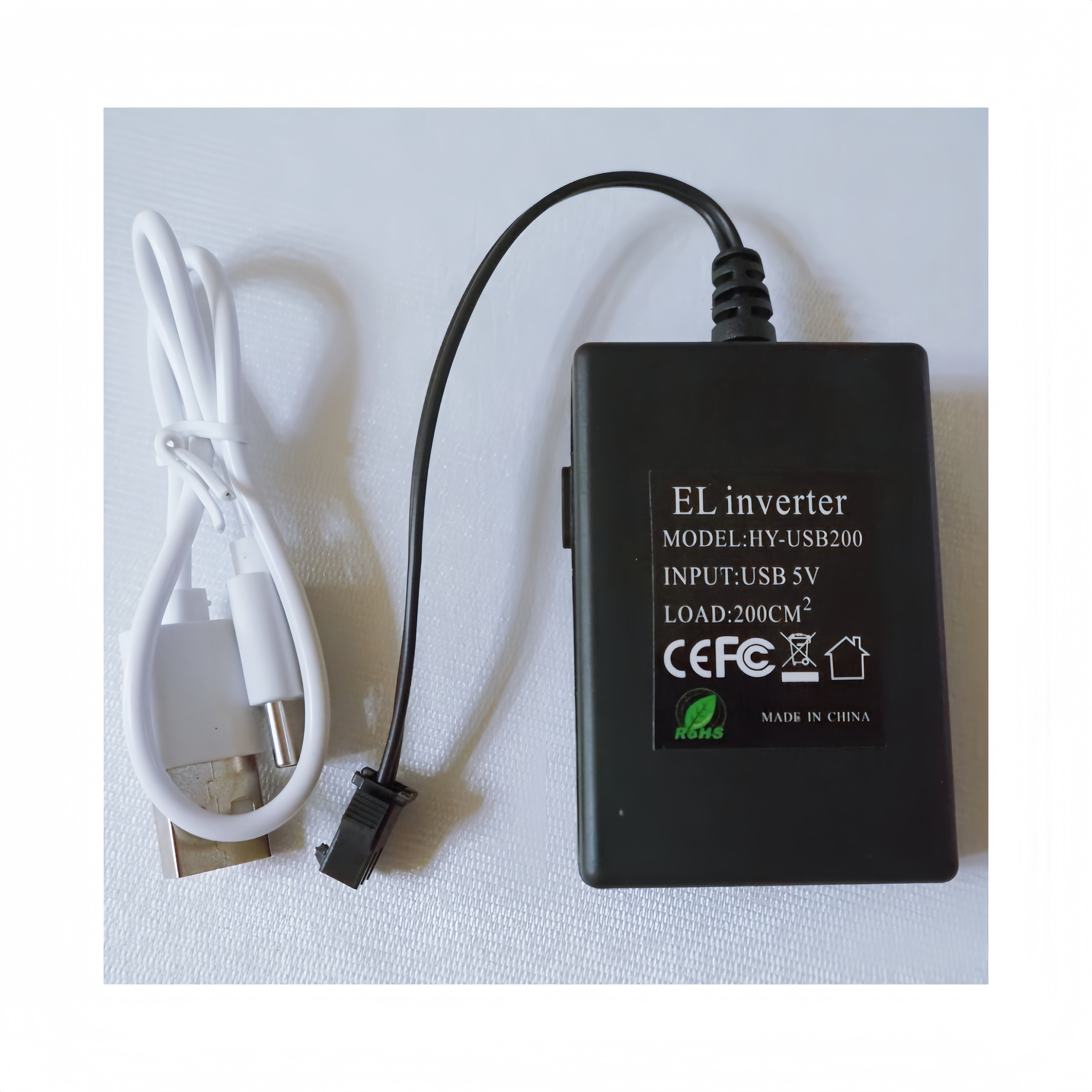 HY-USB200 DC5V USB 600mAh polymer battery EL Sheet inverter Used to drive EL sheet and EL wire