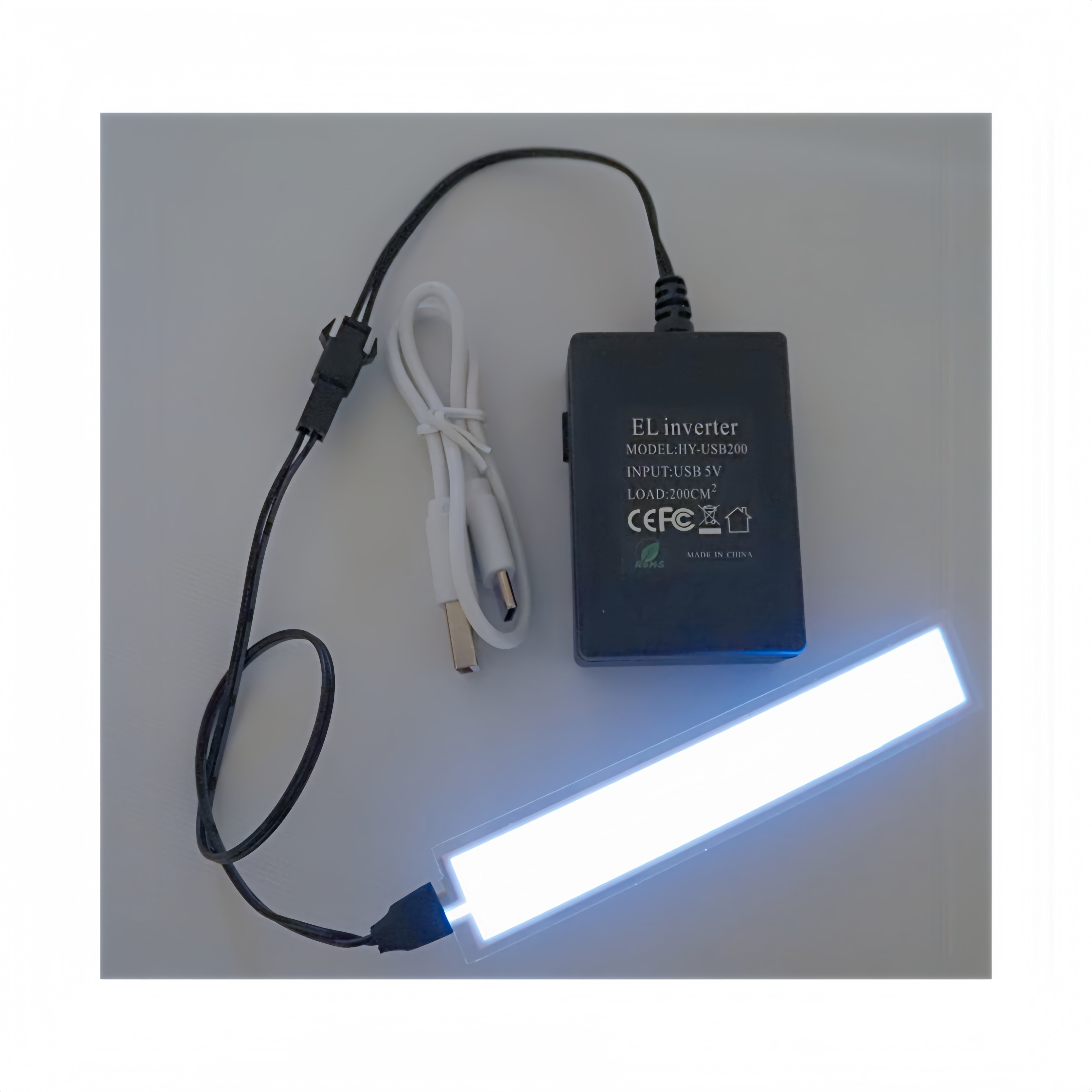 HY-USB200 DC5V USB 600mAh polymer battery EL Sheet inverter Used to drive EL sheet and EL wire