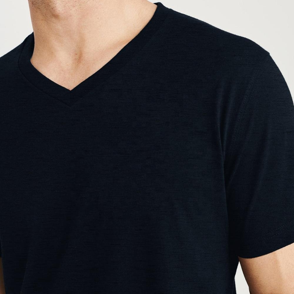 Top Quality Quickdry Breathable V Neck T Shirt For Men