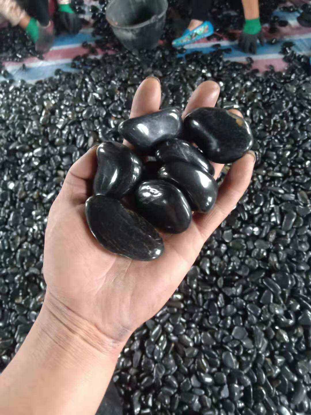 Wholesale decorative rocks color granite swimming pool pebbles for art white grey decorative cobble