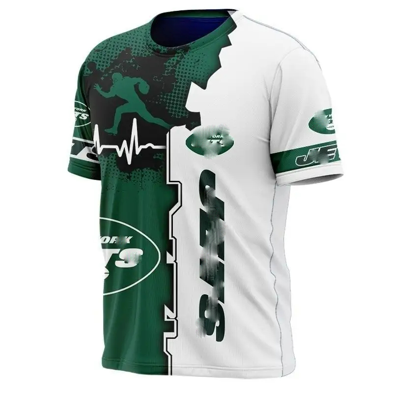 American football saint Buccaneers Steeler Packers Hot Sales Printed High Quality Wholesale Sports Football All Teams T-shirt