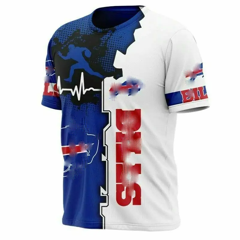 American football saint Buccaneers Steeler Packers Hot Sales Printed High Quality Wholesale Sports Football All Teams T-shirt