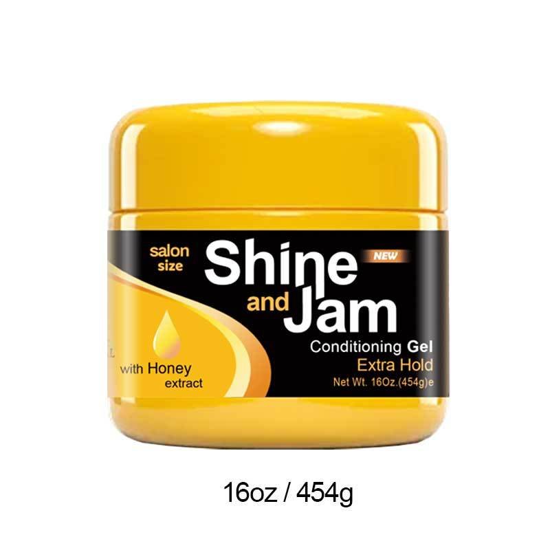Salon Size 454g 16oz Strong Hold Honey Wax Cera Para El Cabello Hair Edge Control Gel Shine and Jam Gel Hair Styling Gel