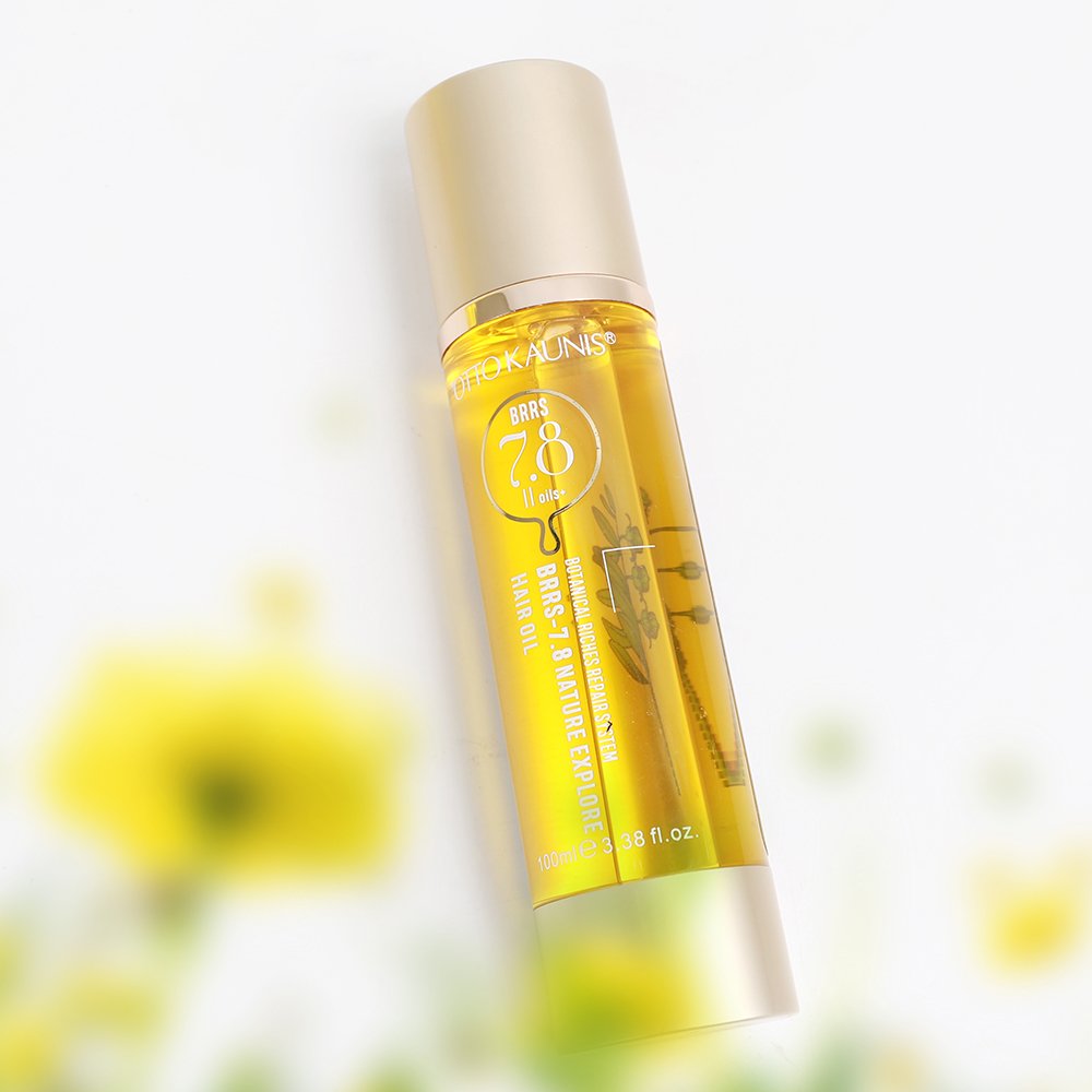 Brazilian collagen hair serum with keratin and argan oil after keratina para el cabello treatment