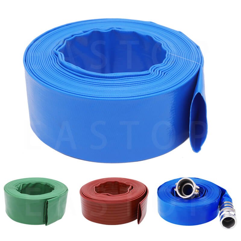 Buena calidad manguera de pvc1 2 3 4 6 8 10 12 16 pulgadas manguera de pvc de calidad para el riego agricola de China fabricante