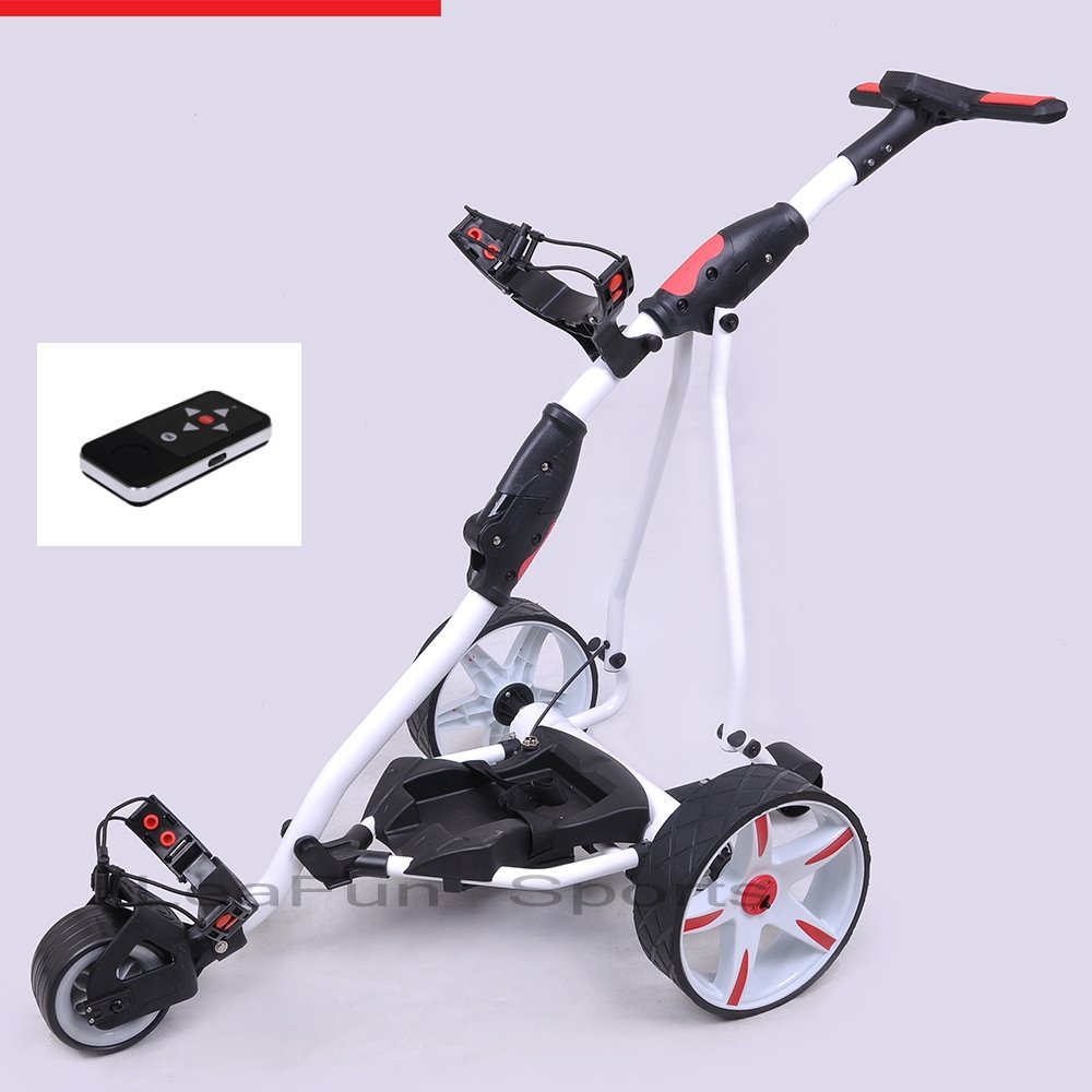 Golf Product ,Golf Accessory Lithium battery electric and remote control golf trolley With Powakaddy Fold System EZ-Fold
