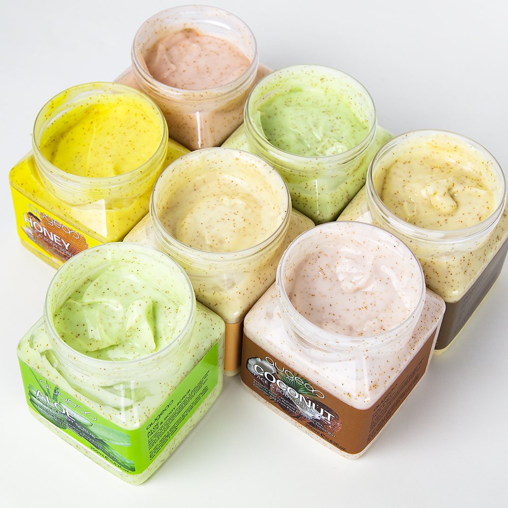 OEM ODM wholesale exfoliating skin care products body scrubs exfoliante corporal aclarar bath salt moisturizer sugar body scrub